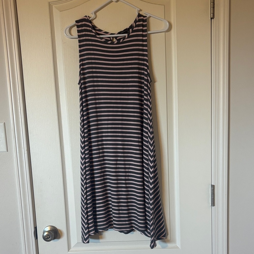 Striped Sleeveless Dress